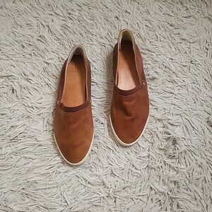 Frye Brown Leather Flats